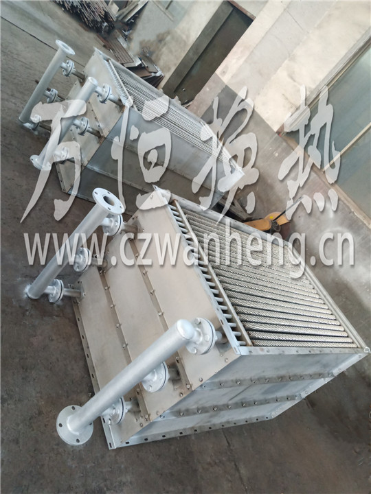 浙江XX食品有限公司购买2组不锈钢蒸汽换热器