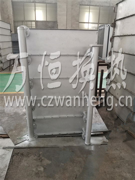 山东XX化工有限公司购买一组5片不锈钢蒸汽换热器