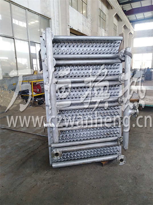 南京XX食品有限公司购买1组6片不锈钢蒸汽换热器