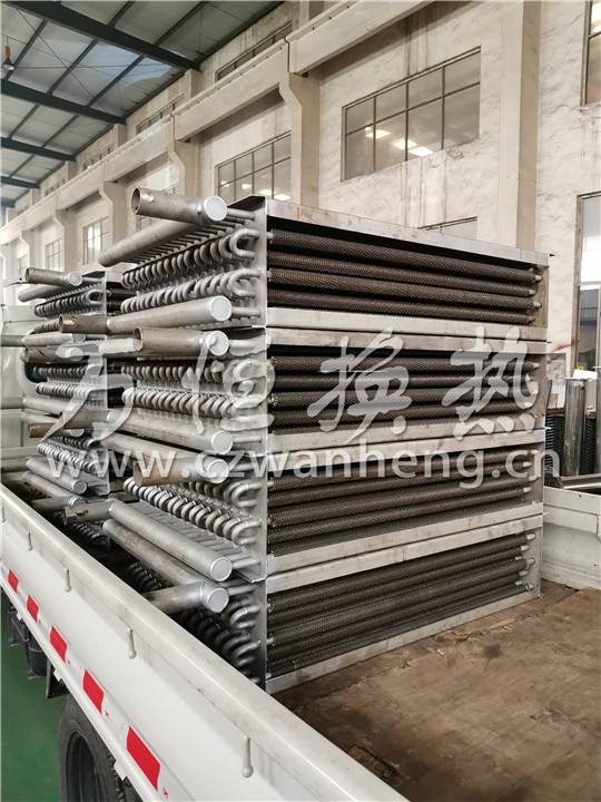 福建XX材料有限公司购买2组8片不锈钢蒸汽换热器