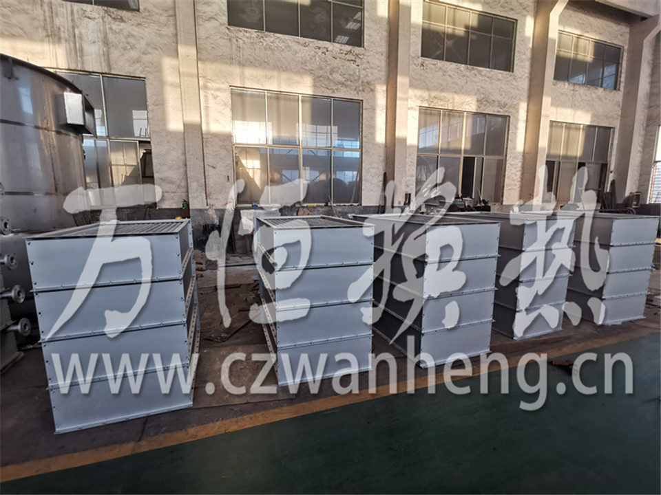 辽宁 XX新能源材料有限公司购买5组20片蒸汽换热器